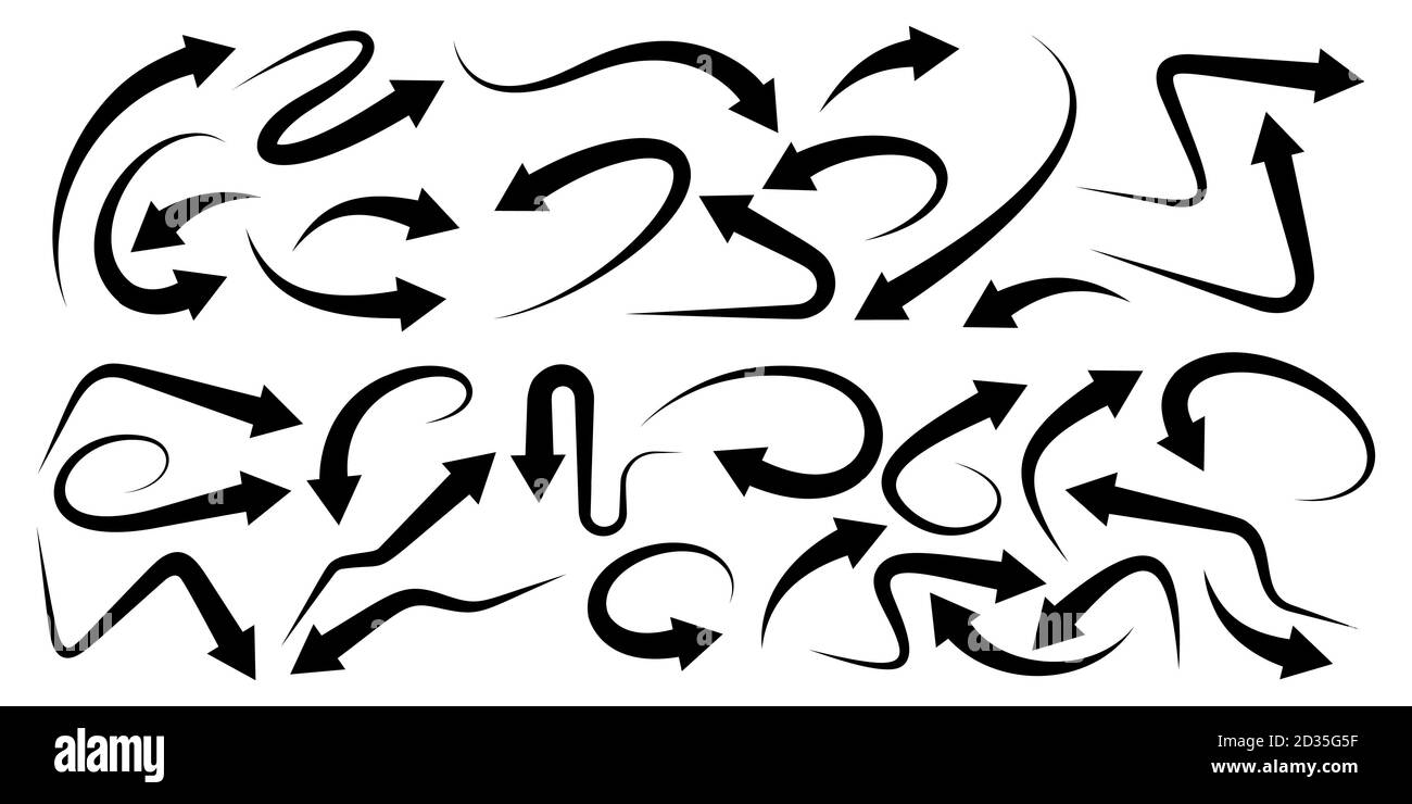 Arrows vector collection Stock Vector Image & Art - Alamy