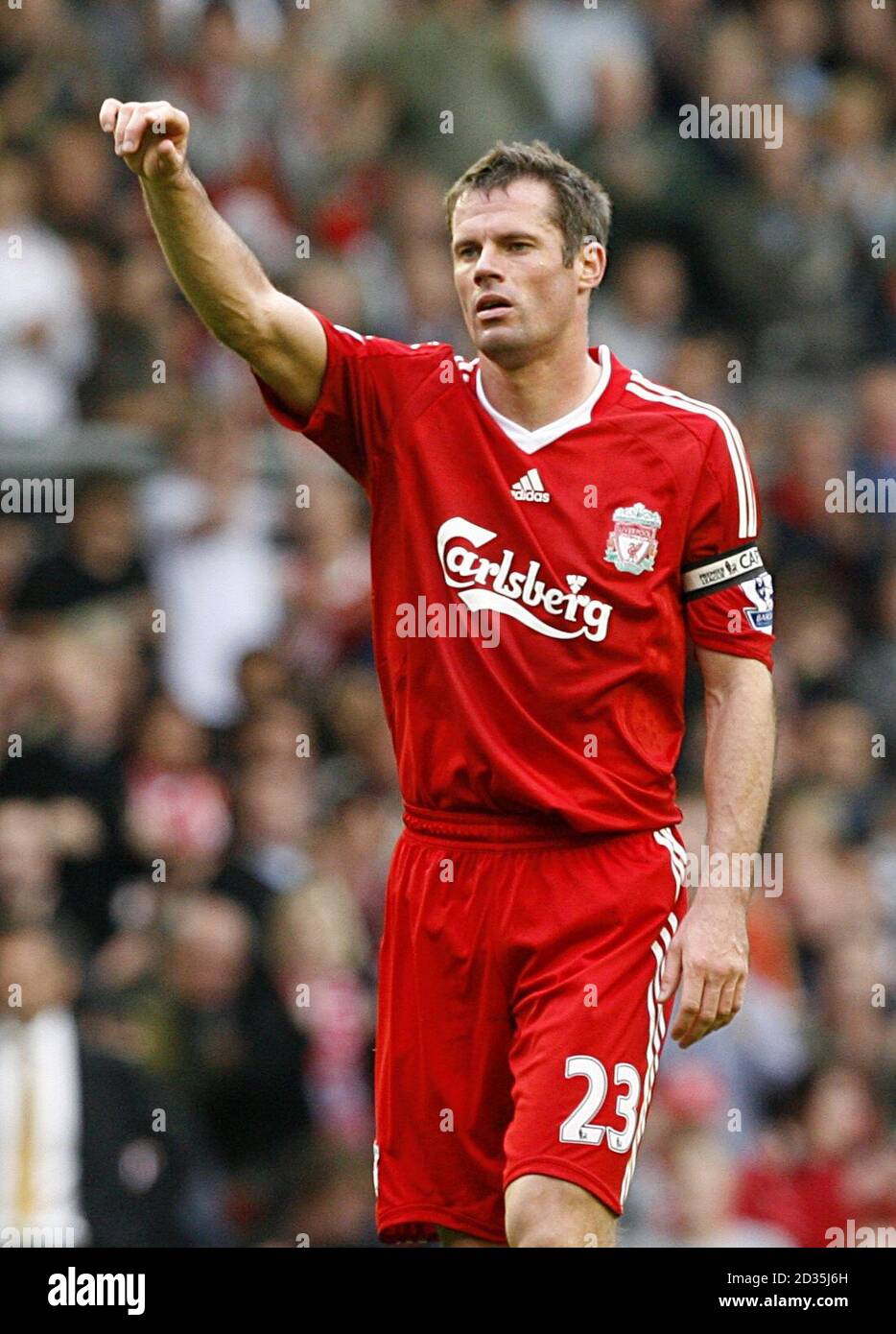 Jamie Carragher, Liverpool Stock Photo - Alamy