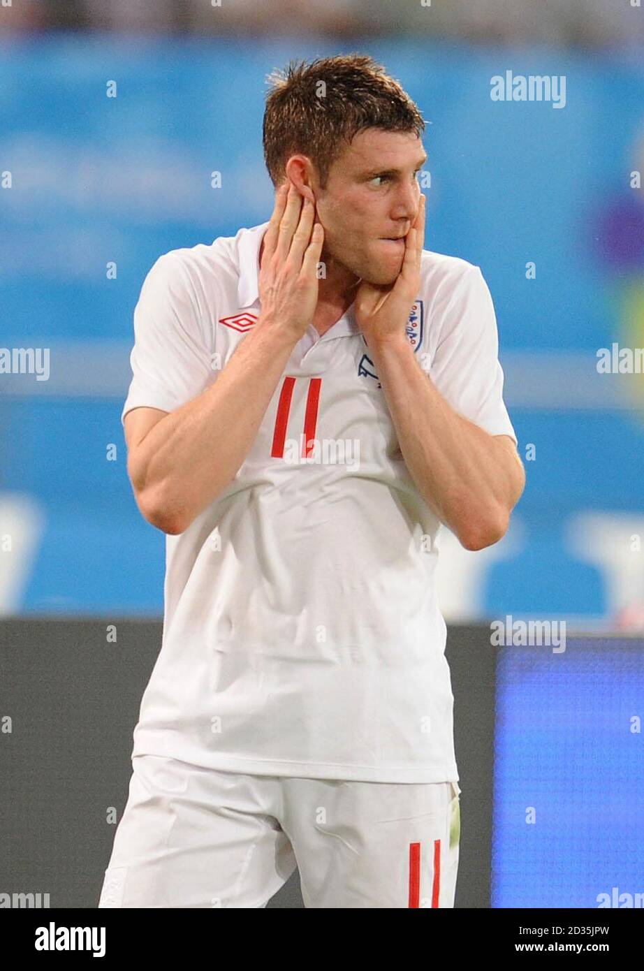 England's James Milner during the International Friendly at the Khalifa International Stadium, Doha, Qatar. Stock Photo