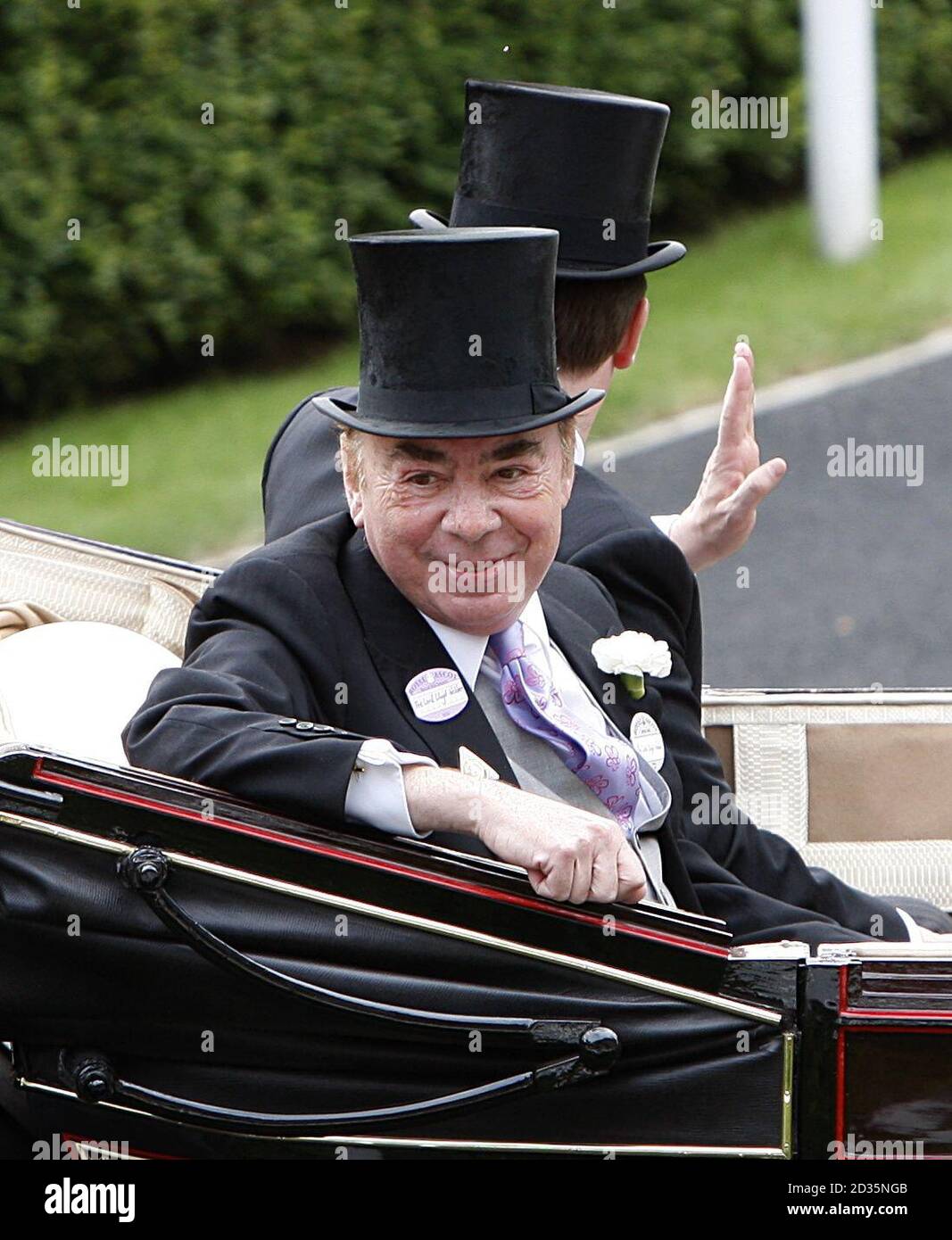Sir Andrew Lloyd Webber arrives at Royal Ascot Stock Photo - Alamy