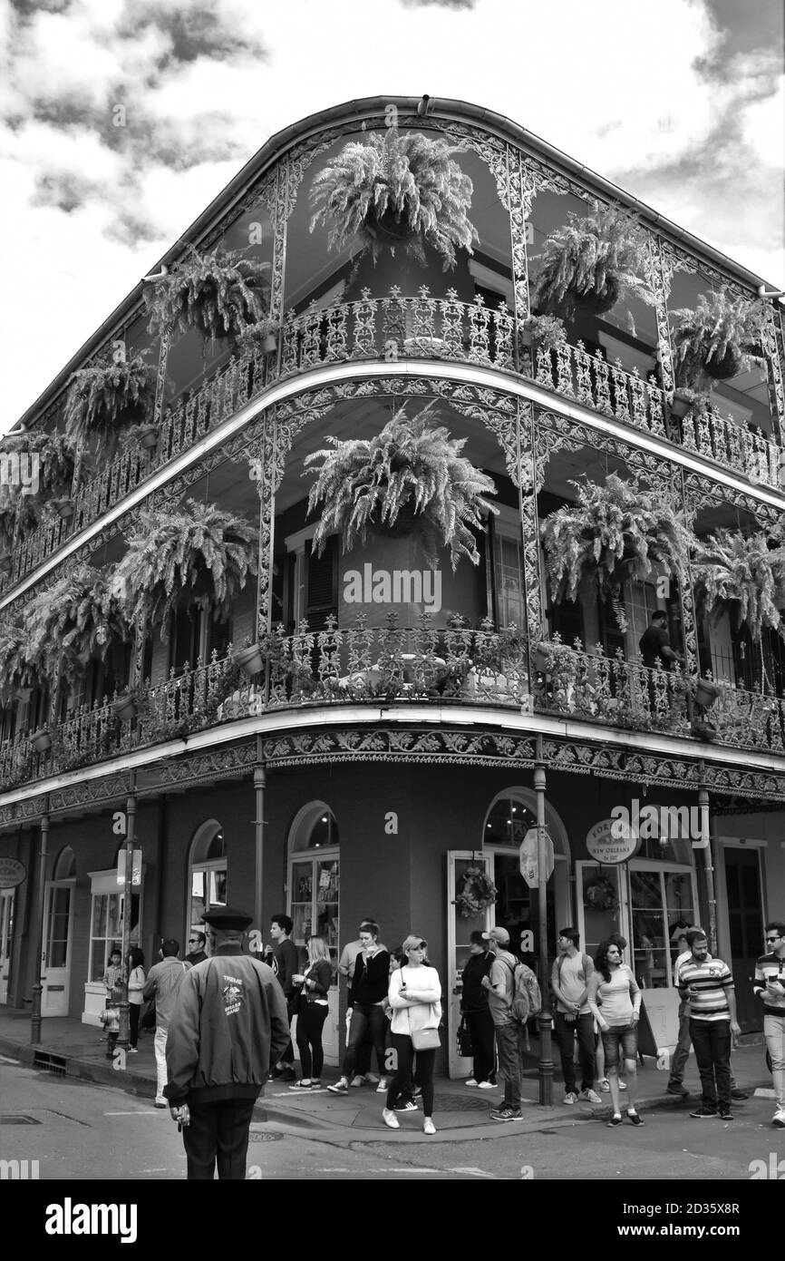 New orleans architecture Black and White Stock Photos & Images - Alamy
