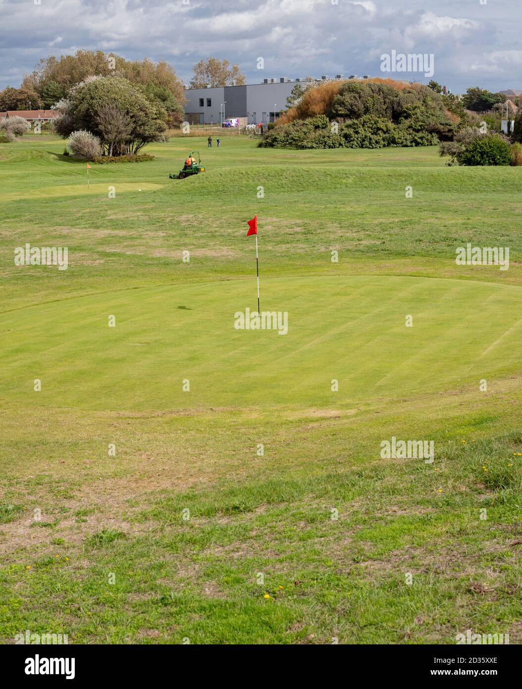 Pitch and putt golf course, Littlehampton, West Sussex, UK Stock Photo Pitch and putt golf course, Littlehampton, West Sussex, UK Stock Photo