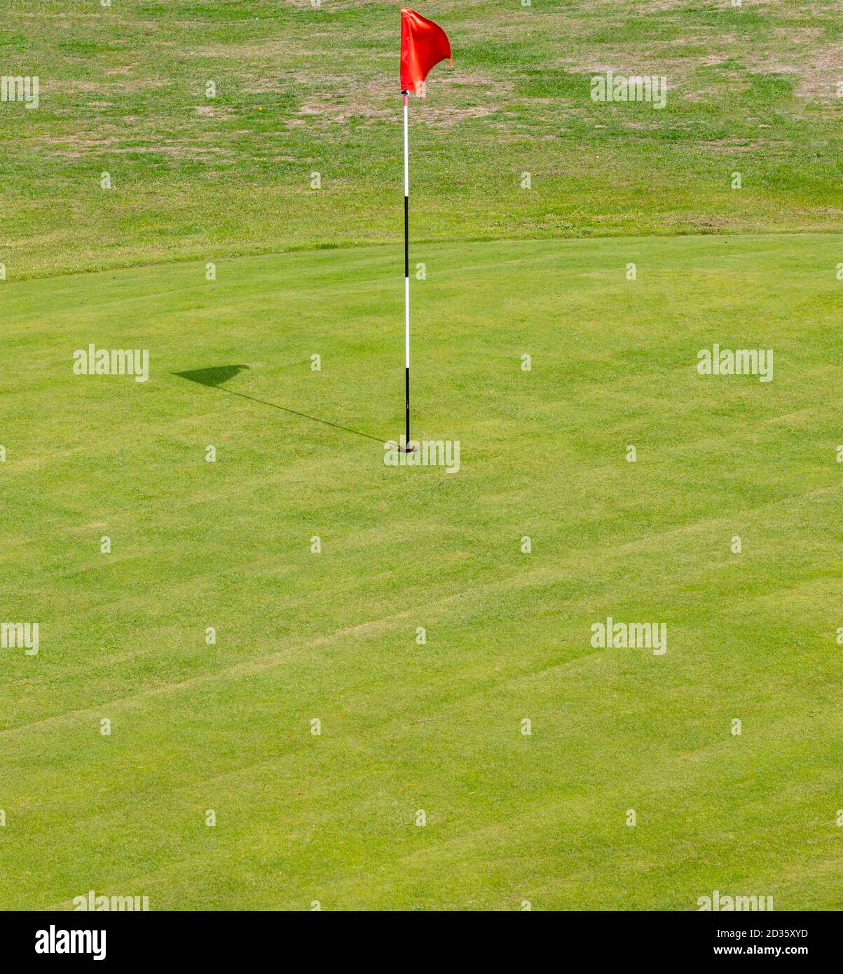 Pitch and putt golf course, Littlehampton, West Sussex, UK Stock Photo