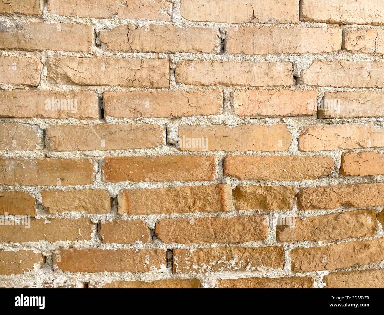 Background of old vintage brick wall Stock Photo - Alamy
