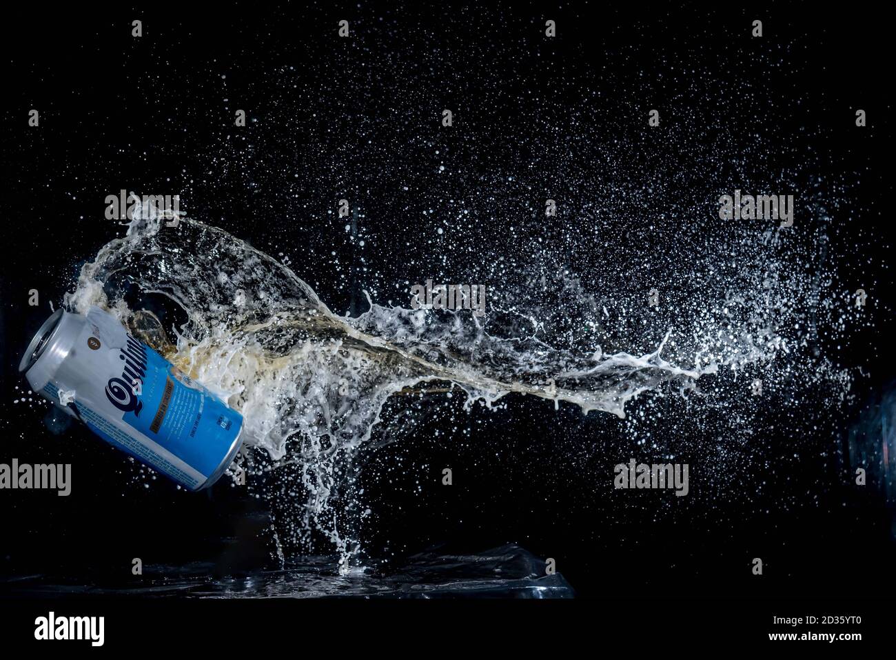 Soda can exploding hires stock photography and images Alamy