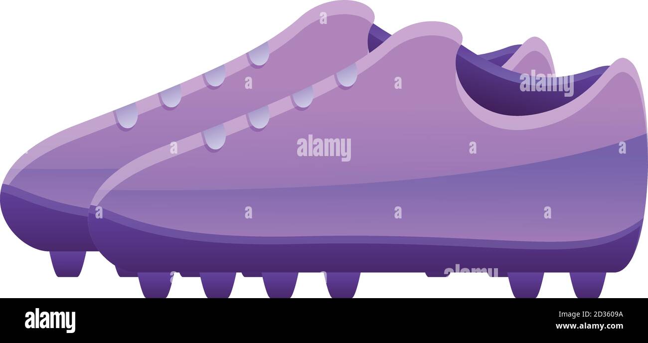 Football boots icon. Cartoon of football boots vector icon for web