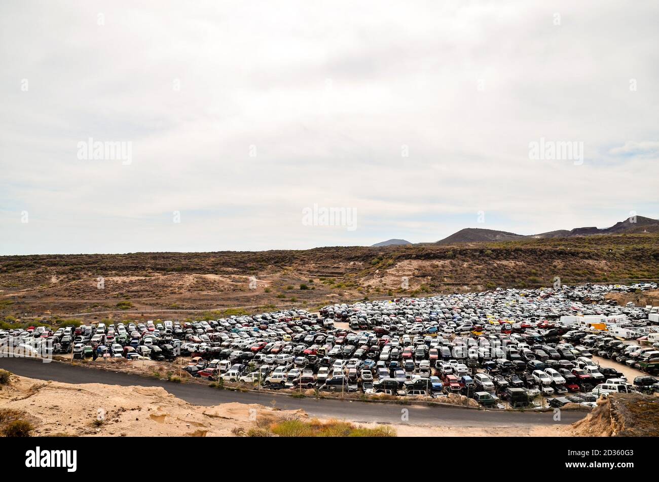 Old Junk Cars On Junkyard Stock Photo - Alamy