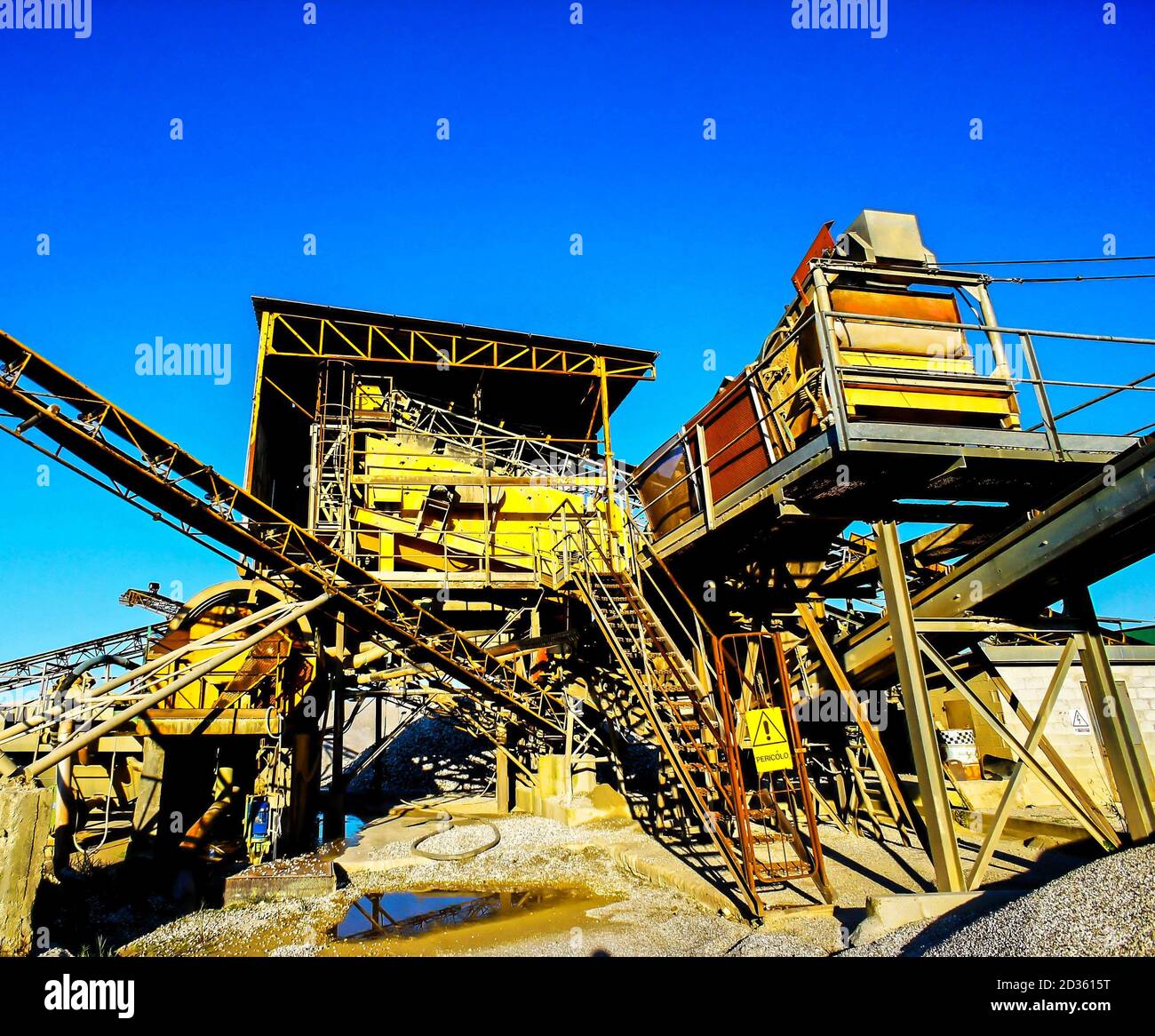 Industrial Gravel Quarry Stock Photo Alamy