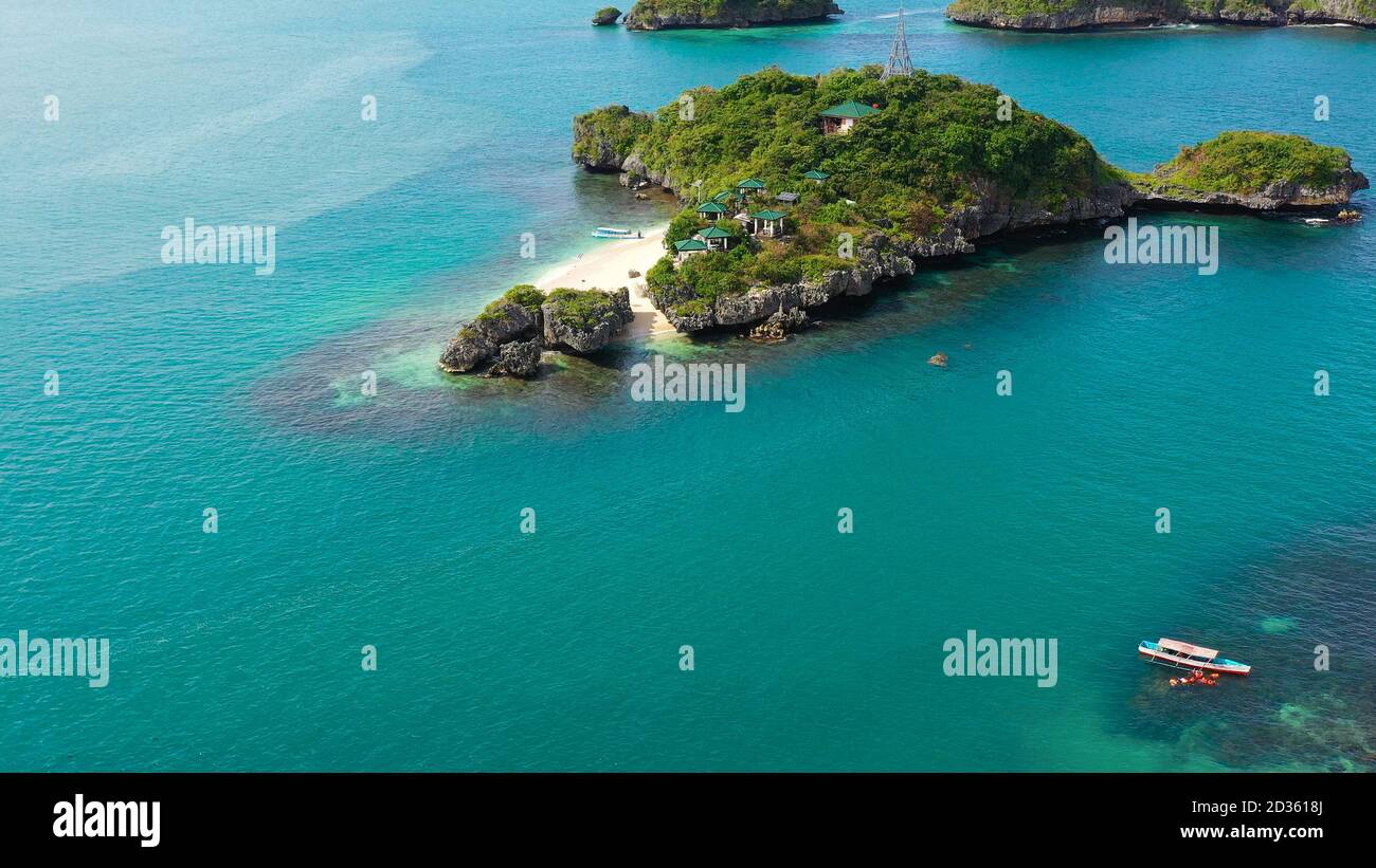 A group of small Islands with beaches and lagoons located in the