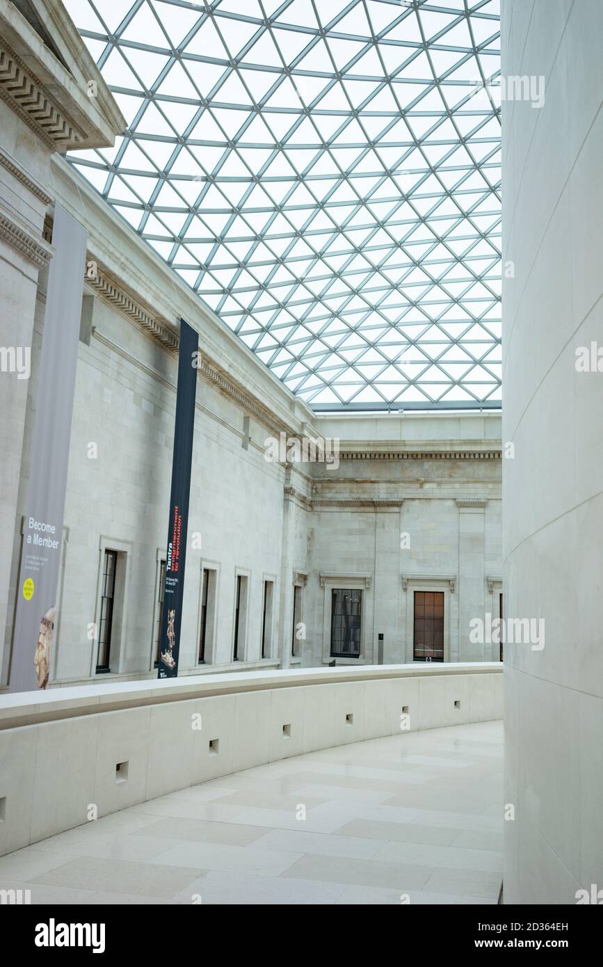 The Great Court and Reading Room of the British Museum, London, England
