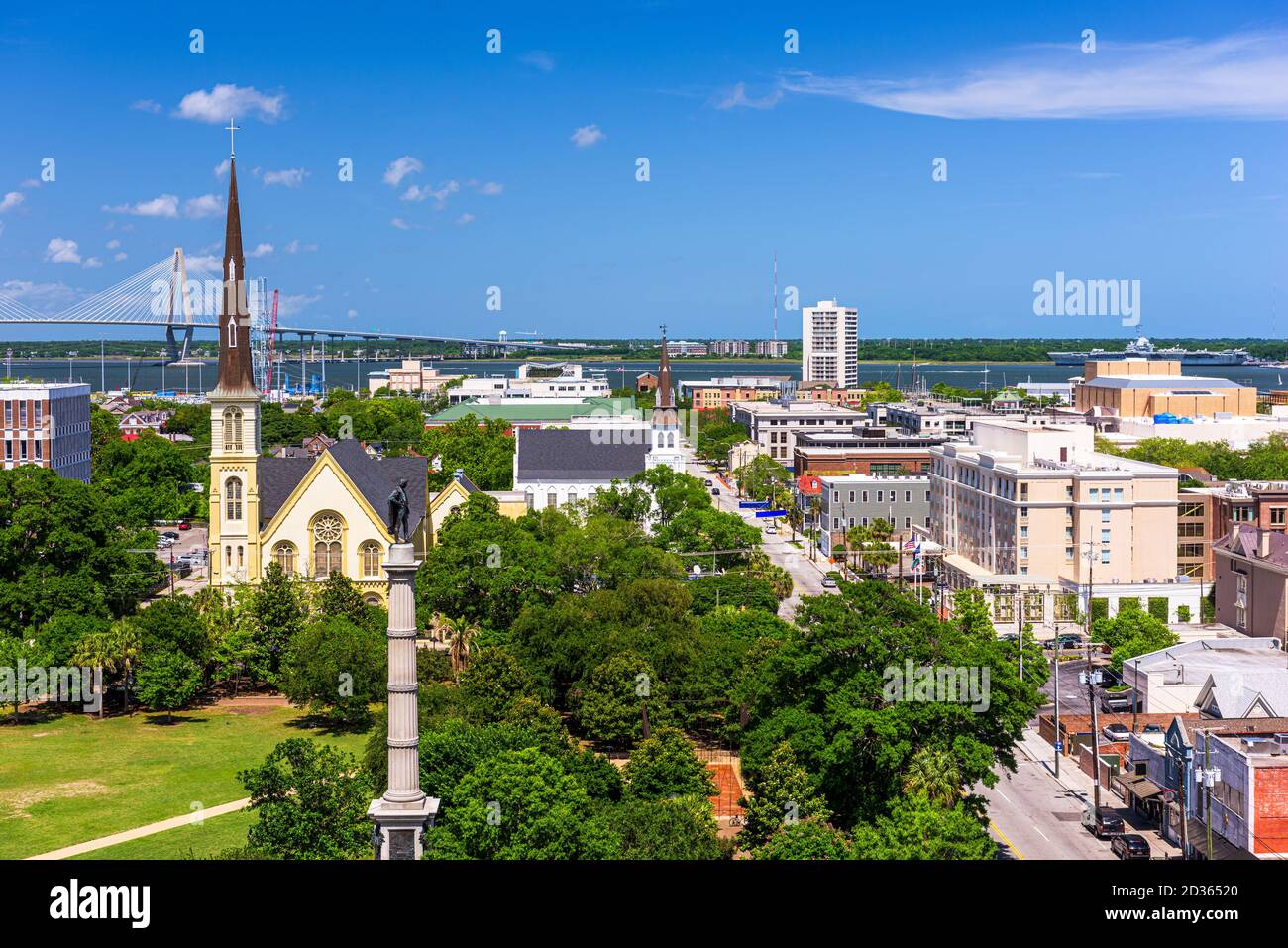 Charleston, South Carolina, USA downtown skyline Stock Photo Alamy
