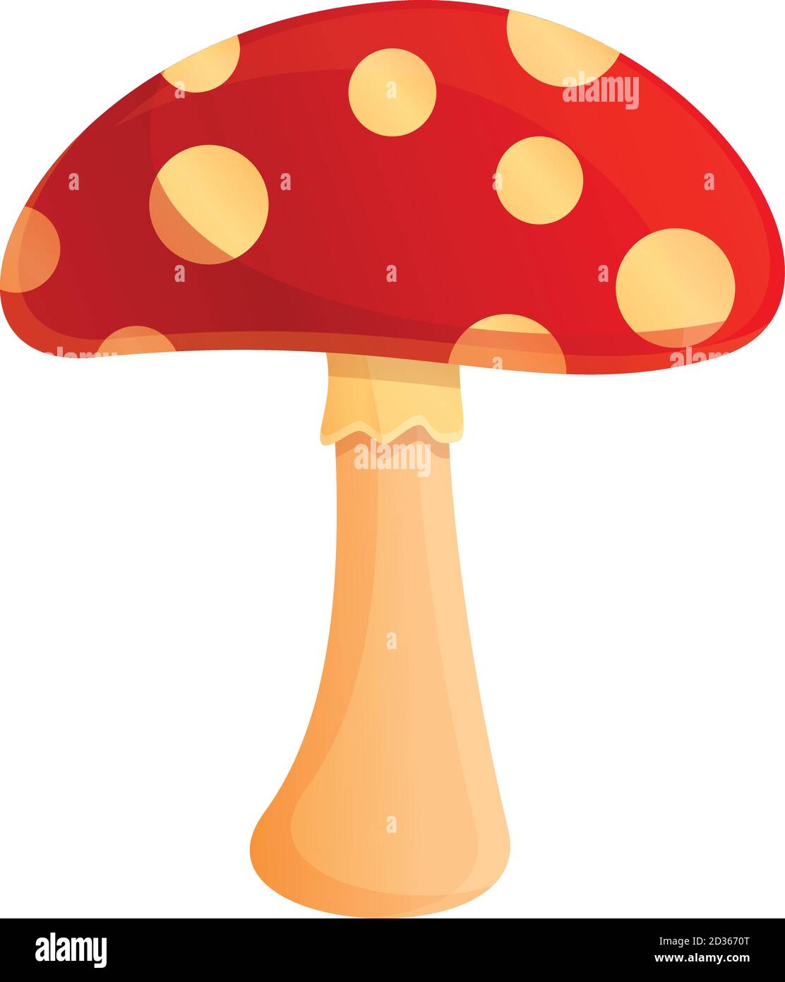 Autumn party forest red mushroom icon. Cartoon of autumn party forest red  mushroom vector icon for web design isolated on white background Stock  Vector Image \u0026 Art - Alamy, image size:1112x1390