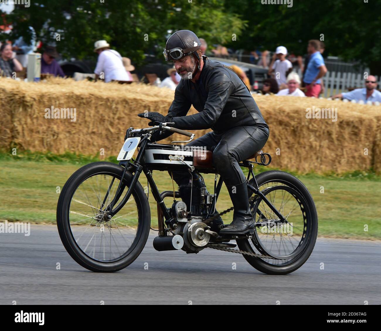 Barrie Baxter, 1910, Singer 3½hp, Classic racing motorcycles, Goodwood