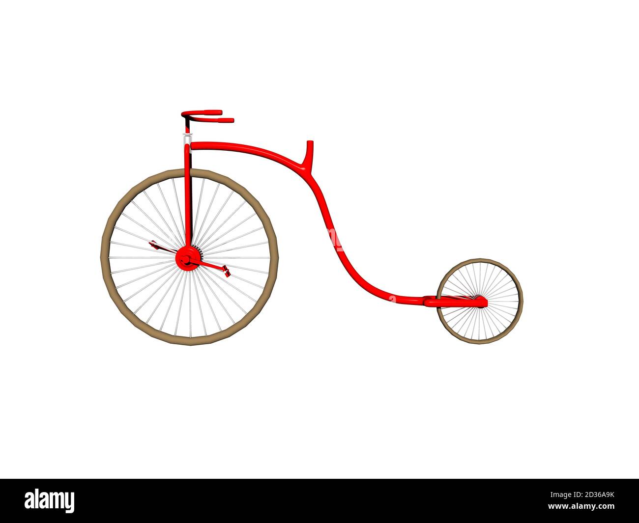 old red bike