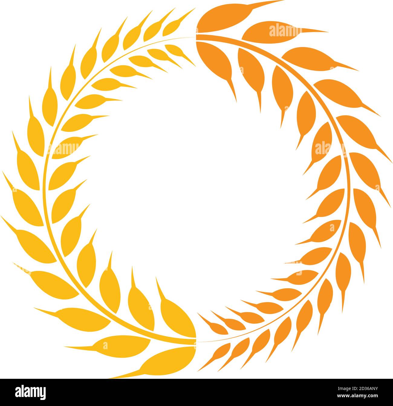 Agriculture wheat Logo Template vector icon design Stock Vector Image