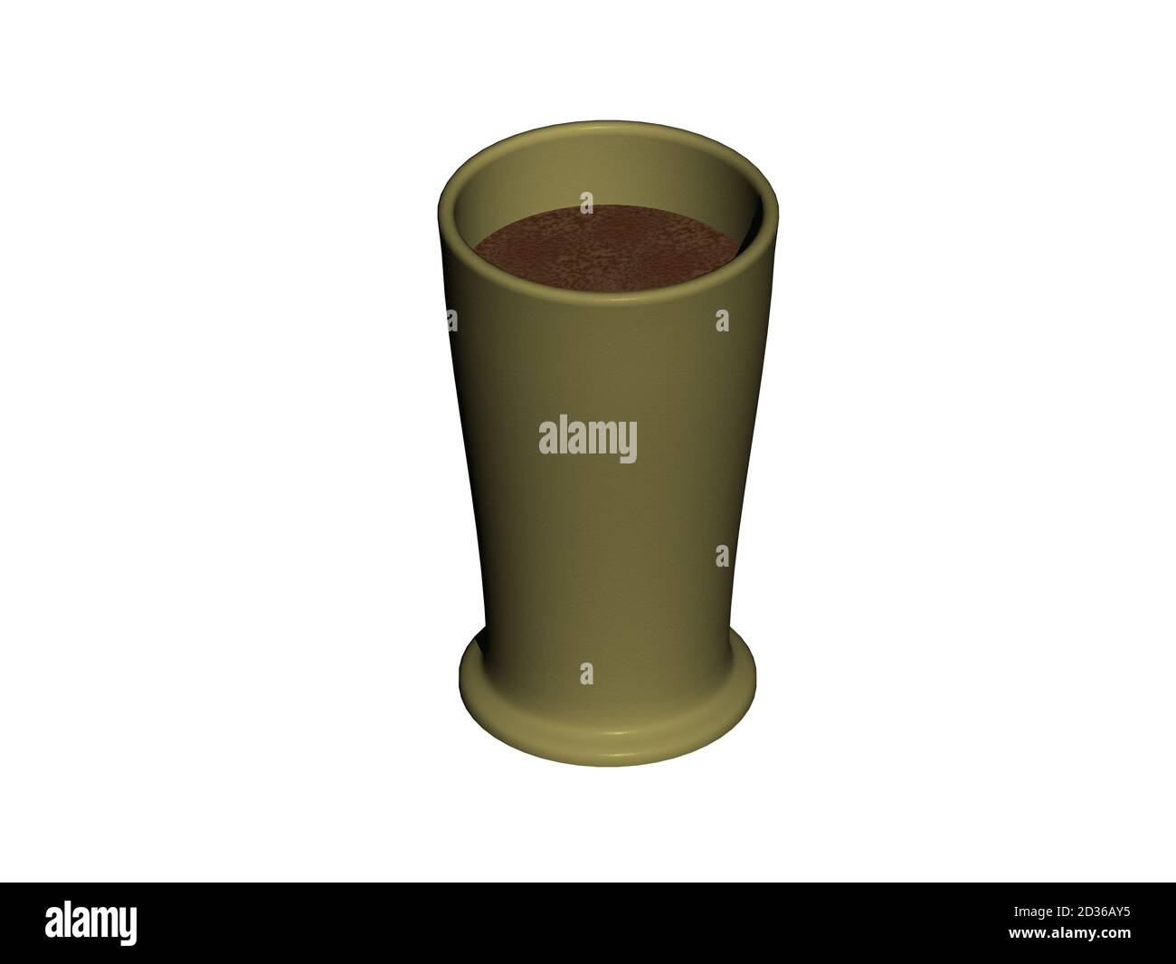 Cylindrical cup without handle for coffee Stock Photo Alamy