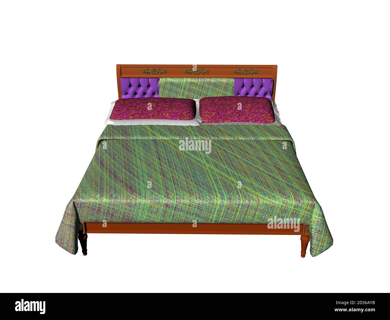 Double bed Cut Out Stock Images & Pictures - Alamy