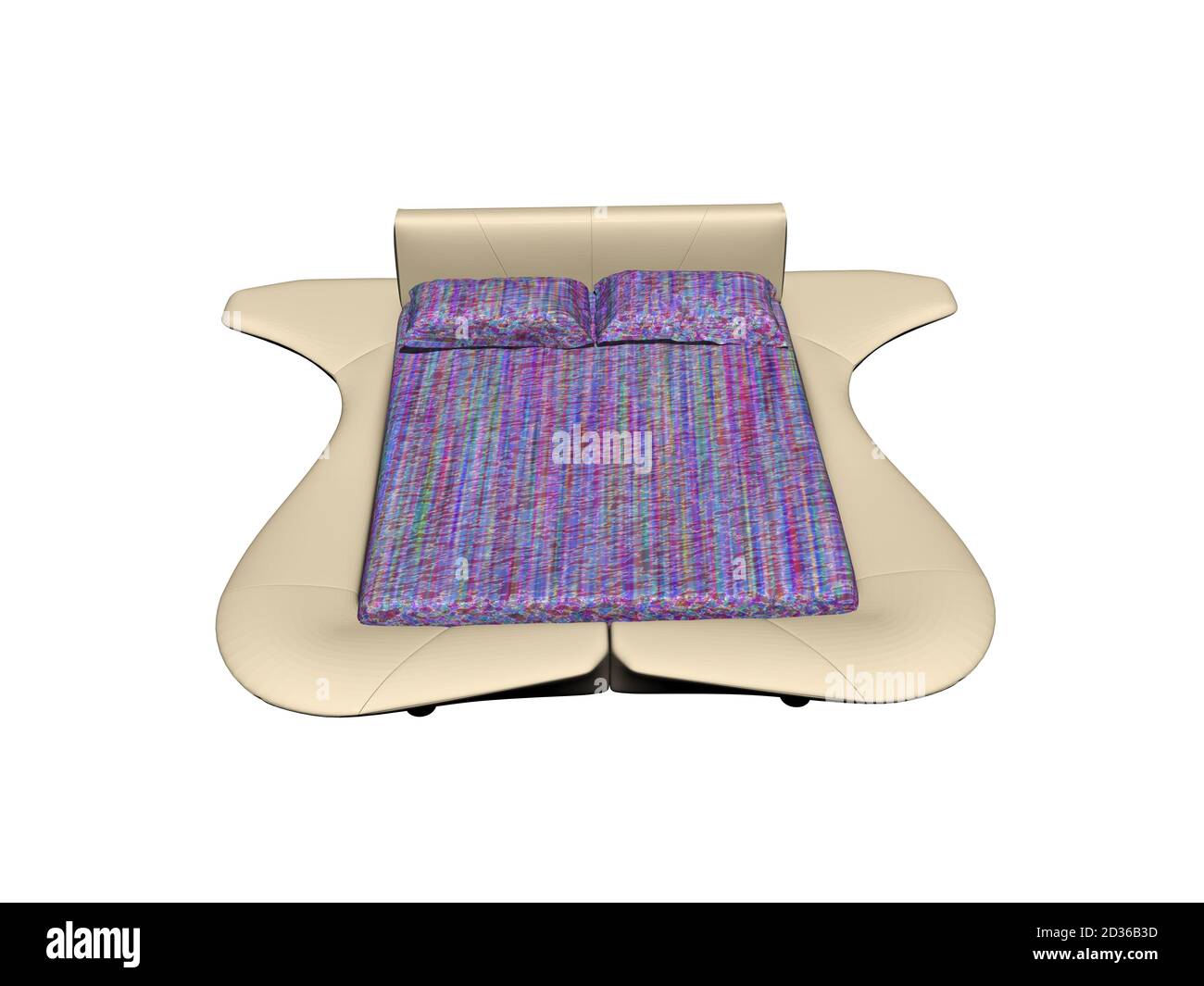 Double bed Cut Out Stock Images & Pictures - Alamy