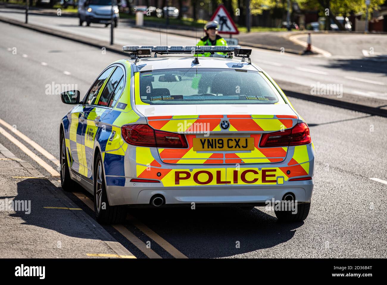 Police Interceptor BMW Stock Photo