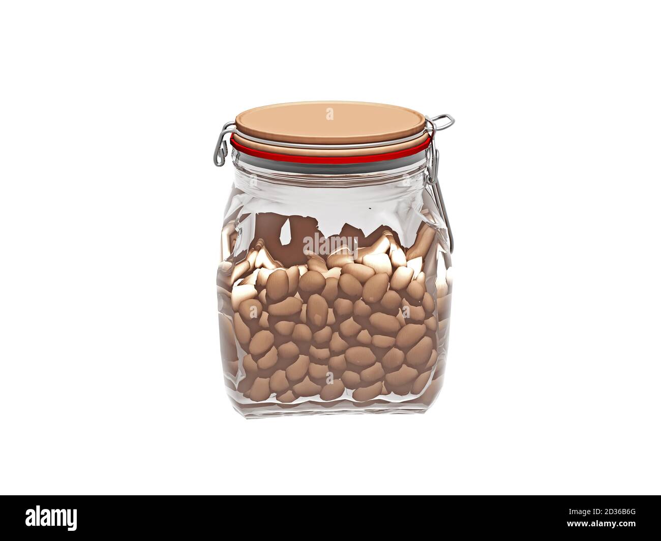 Mason storage jar Cut Out Stock Images & Pictures - Alamy