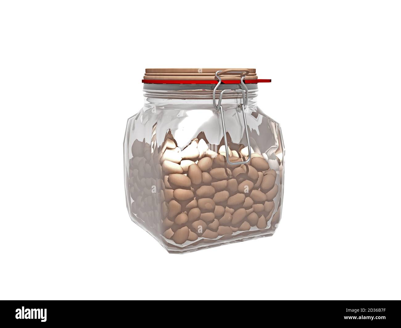 Mason storage jar Cut Out Stock Images & Pictures - Alamy