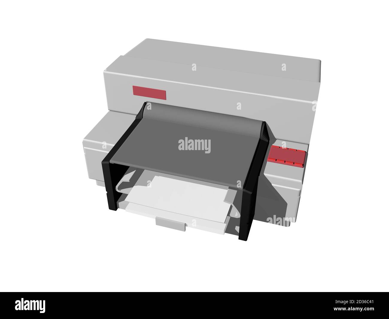 Inkjet printer with paper tray in the office Stock Photo Alamy