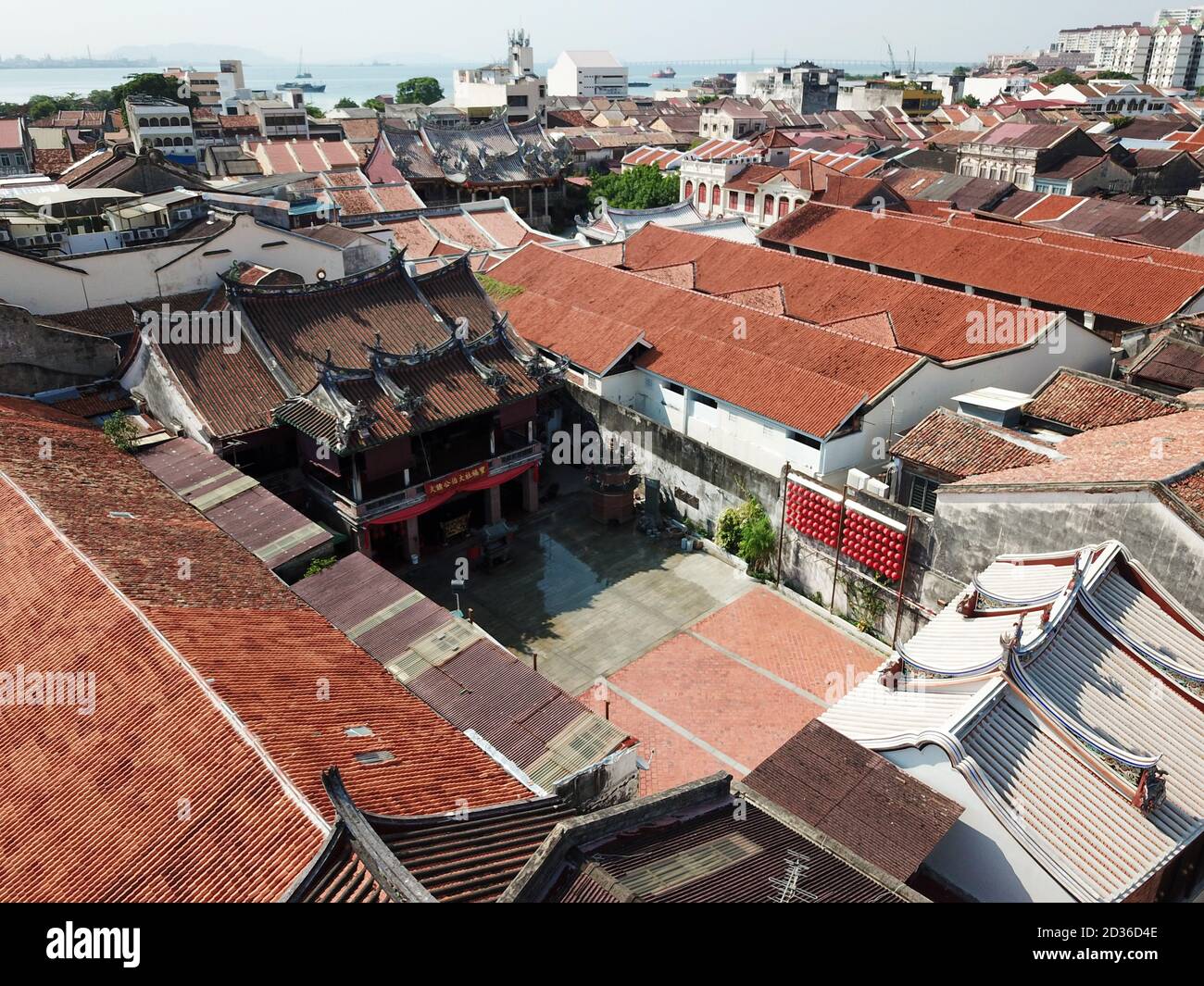 Georgetown Penang Malaysia Mar 17 2020 Aerial View Architecture Poh Hock Seah Twa Peh Kong Temple Stock Photo Alamy