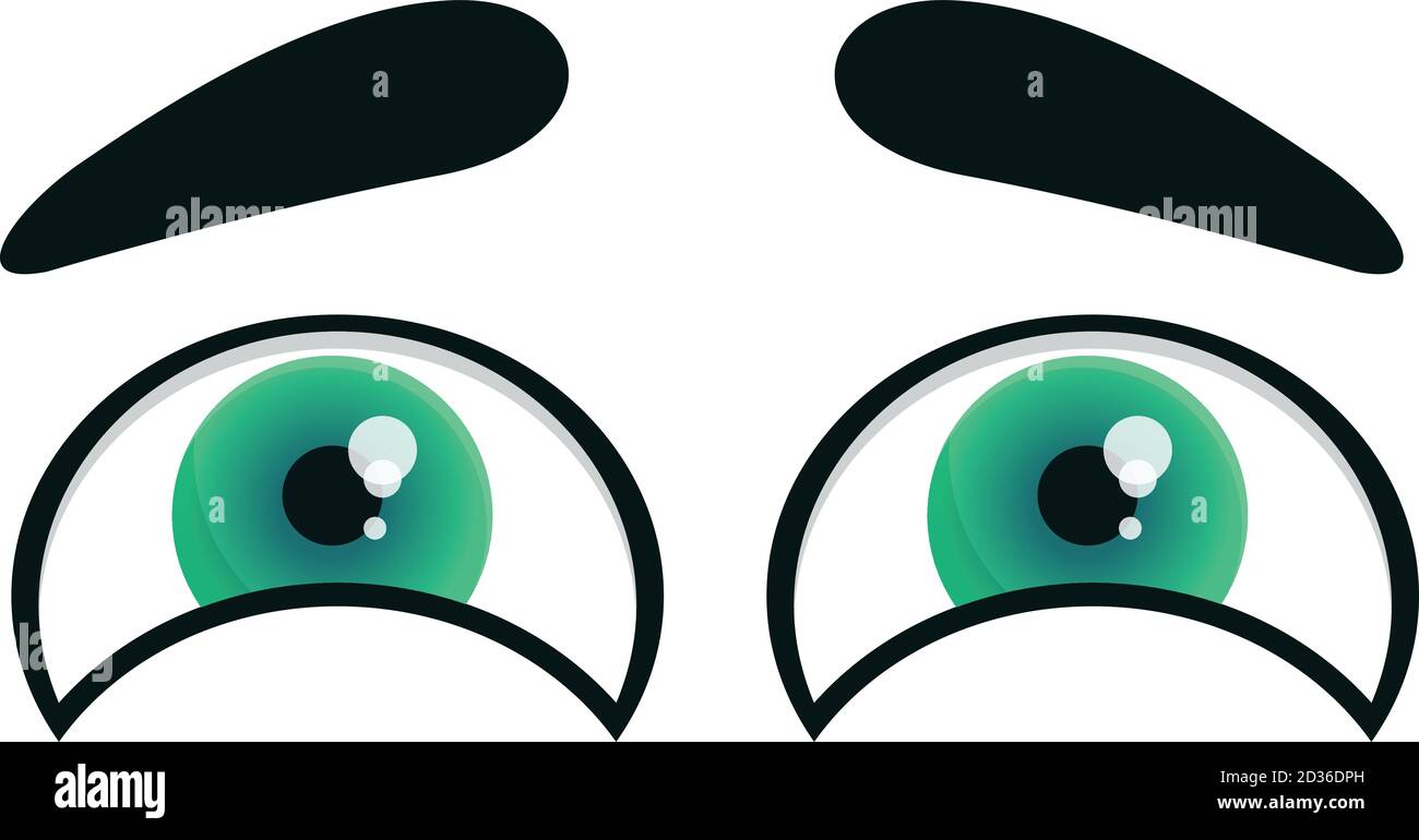 Suspect eyes icon. Cartoon of suspect eyes vector icon for web design isolated on white background Stock Vector