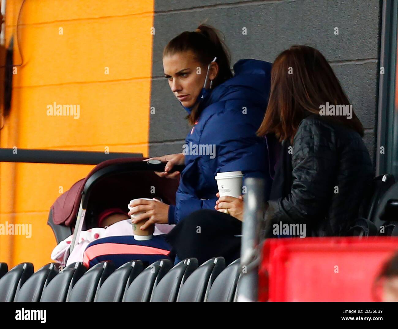 London, Inited Kingdom. 01st Feb, 2018. LONDON, ENGLAND - OCTOBER 07: Alex Morgan new signing for Tottenham Hotspur watching her Team Matesduring Continental Cup between Tottenham Hotspur and London City Lionesses at The Hive Stadium, London, UK on 07th October 2020 Credit: Action Foto Sport/Alamy Live News Stock Photo