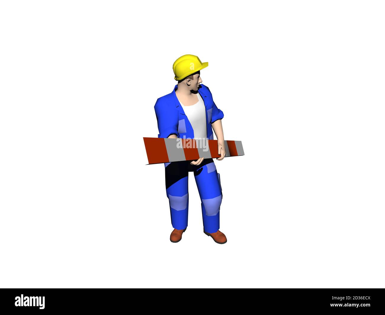 Workers in overalls at the construction site Stock Photo Alamy