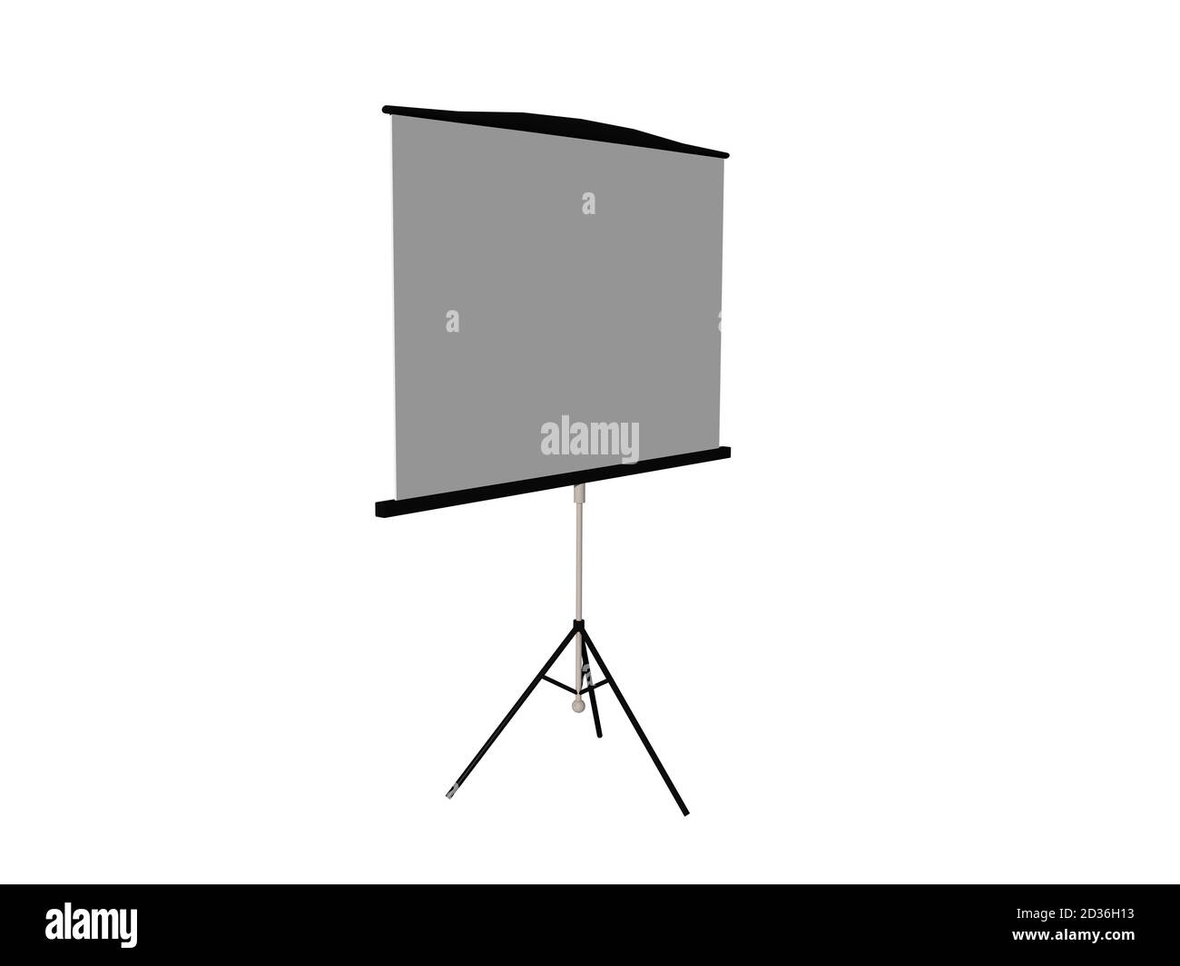 projection screen on tripod Stock Photo Alamy