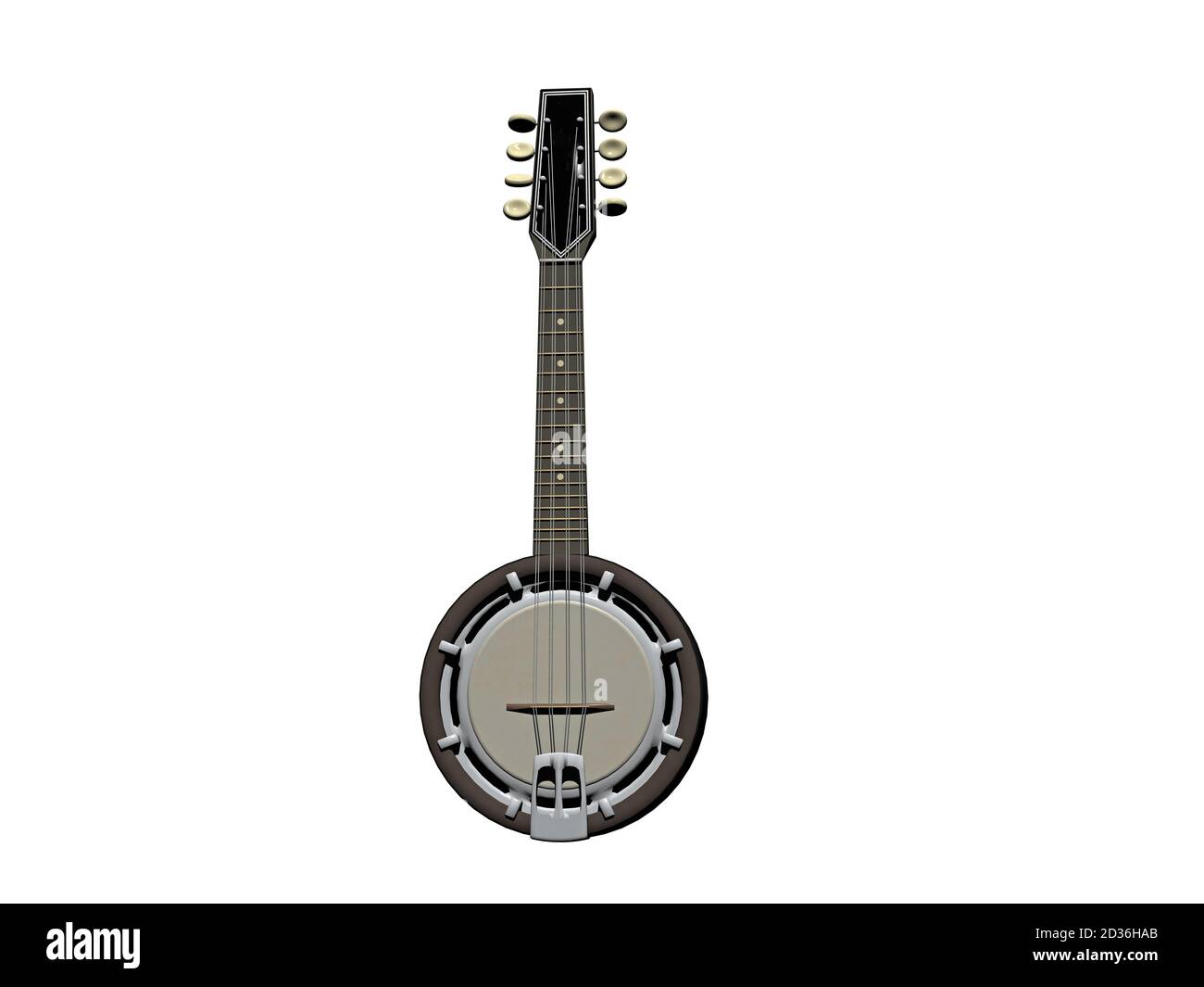 Banjo as a stringed instrument for making music Stock Photo Alamy