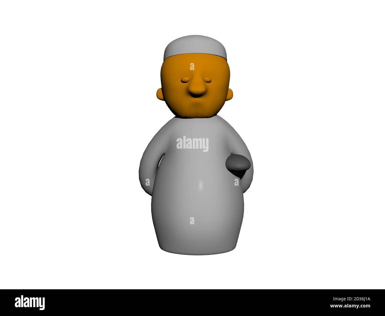 colorful ceramic clay figure of a little man Stock Photo Alamy