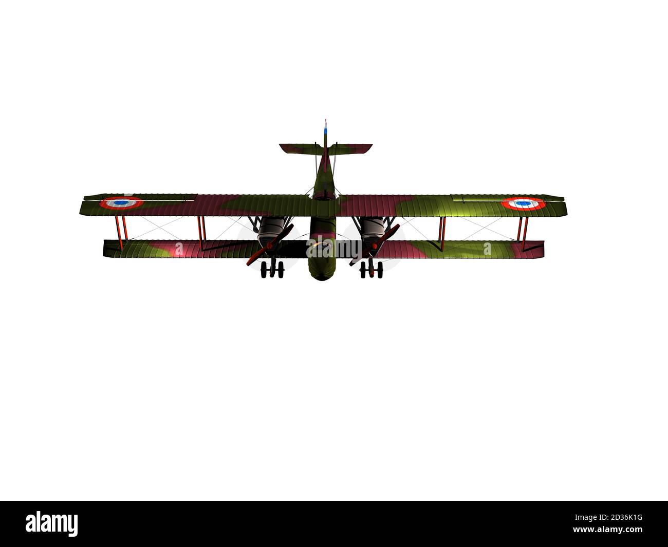 historic biplane airplane flies in the sky Stock Photo - Alamy