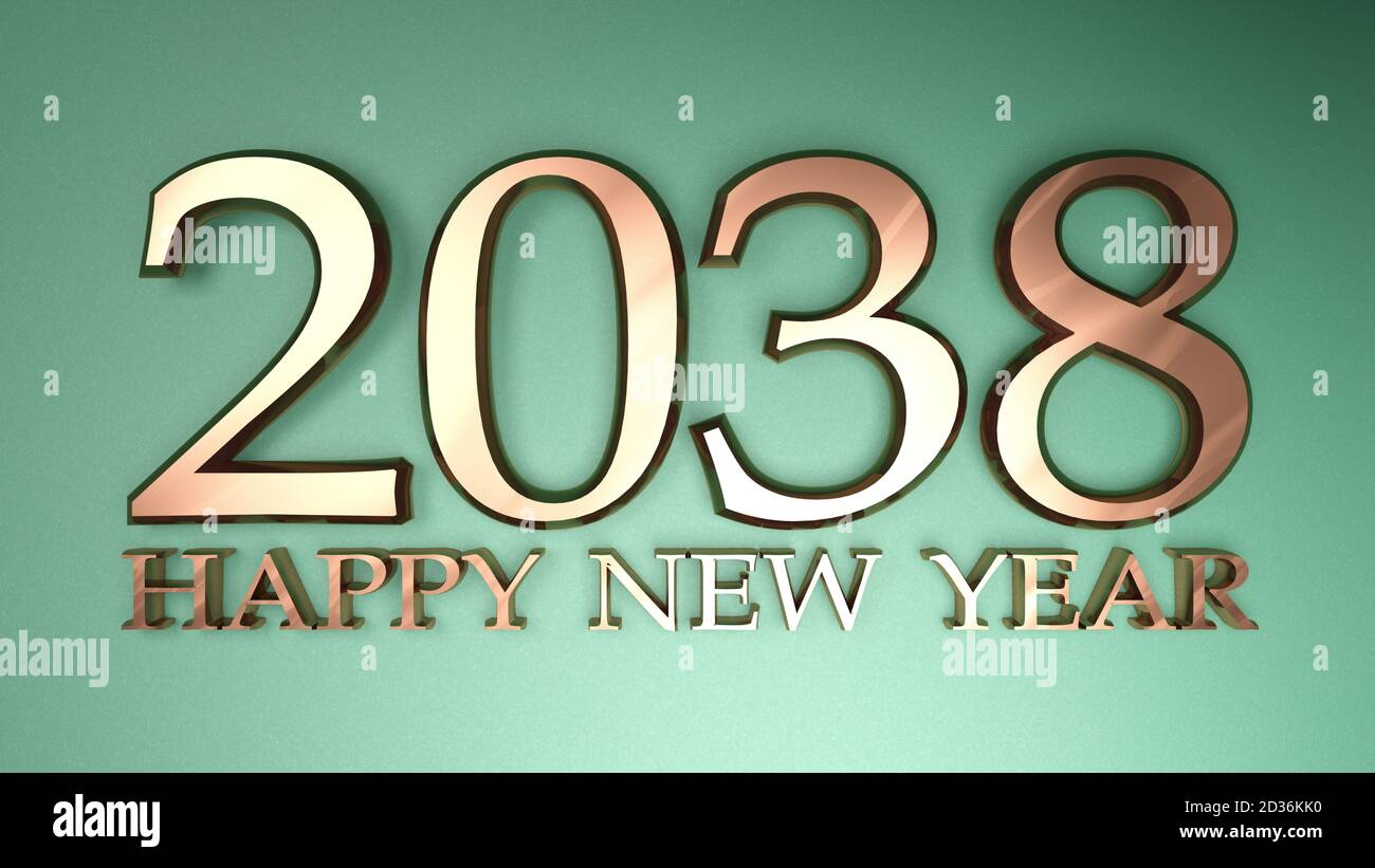 Happy new year 2038 hi-res stock photography and images - Alamy