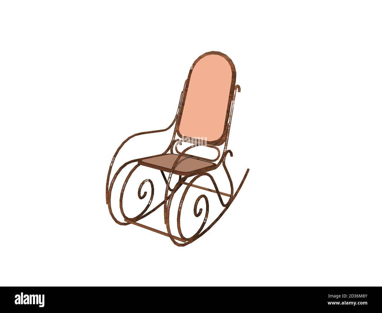 wooden rocking chair from grandpa Stock Photo - Alamy