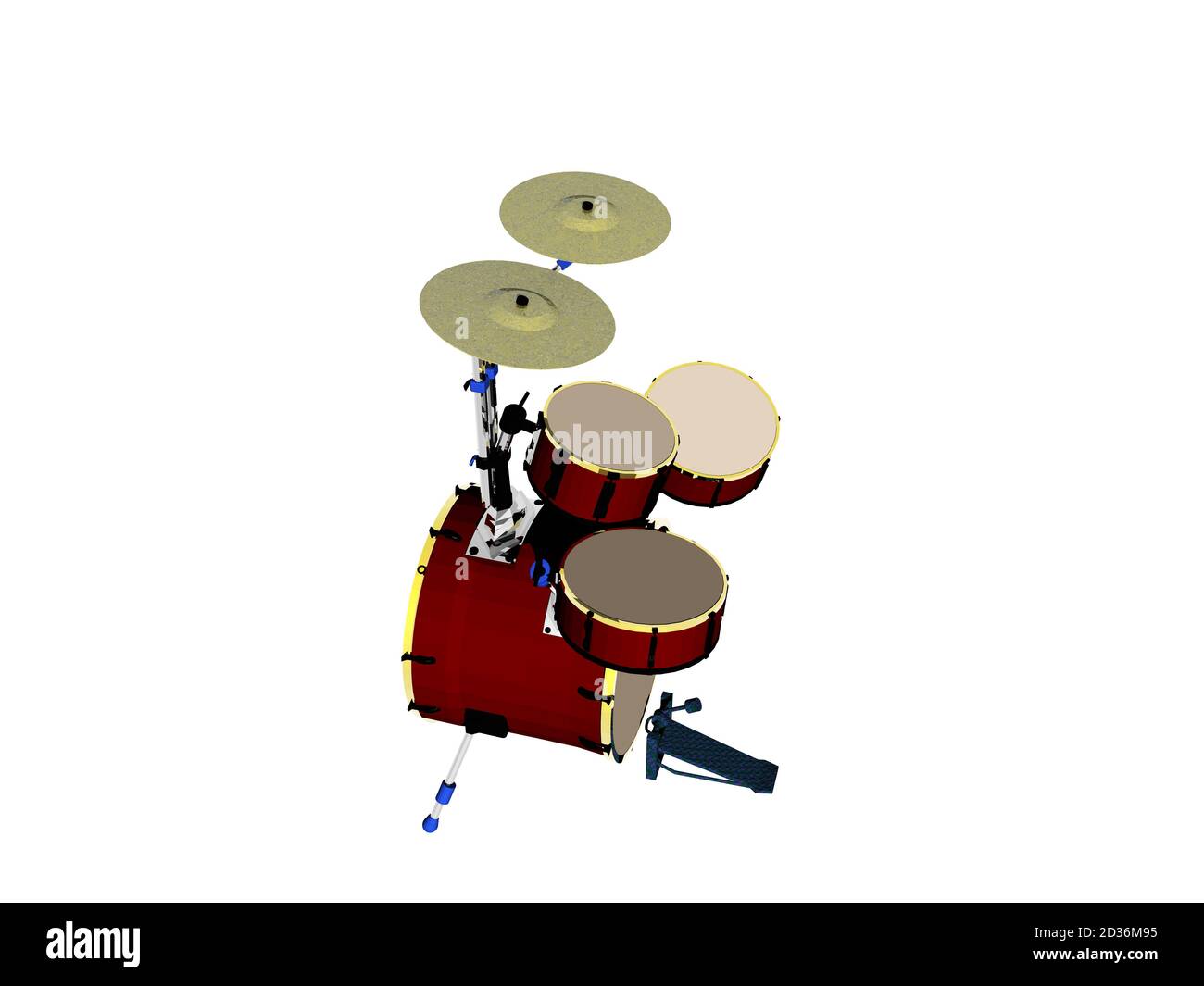 Drums with cymbals and drums Stock Photo Alamy