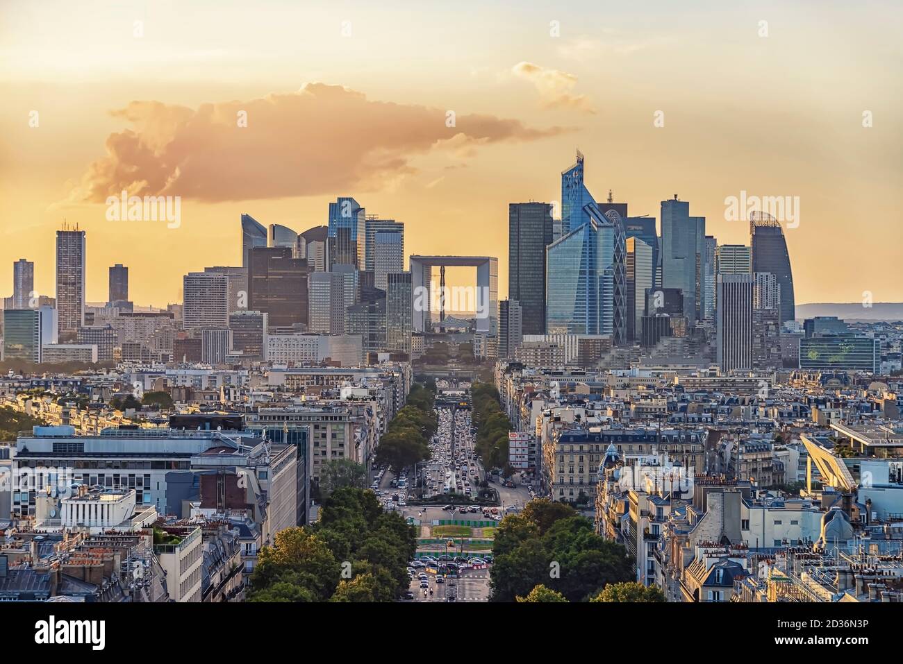 La Defense, business district in Paris Stock Photo Alamy