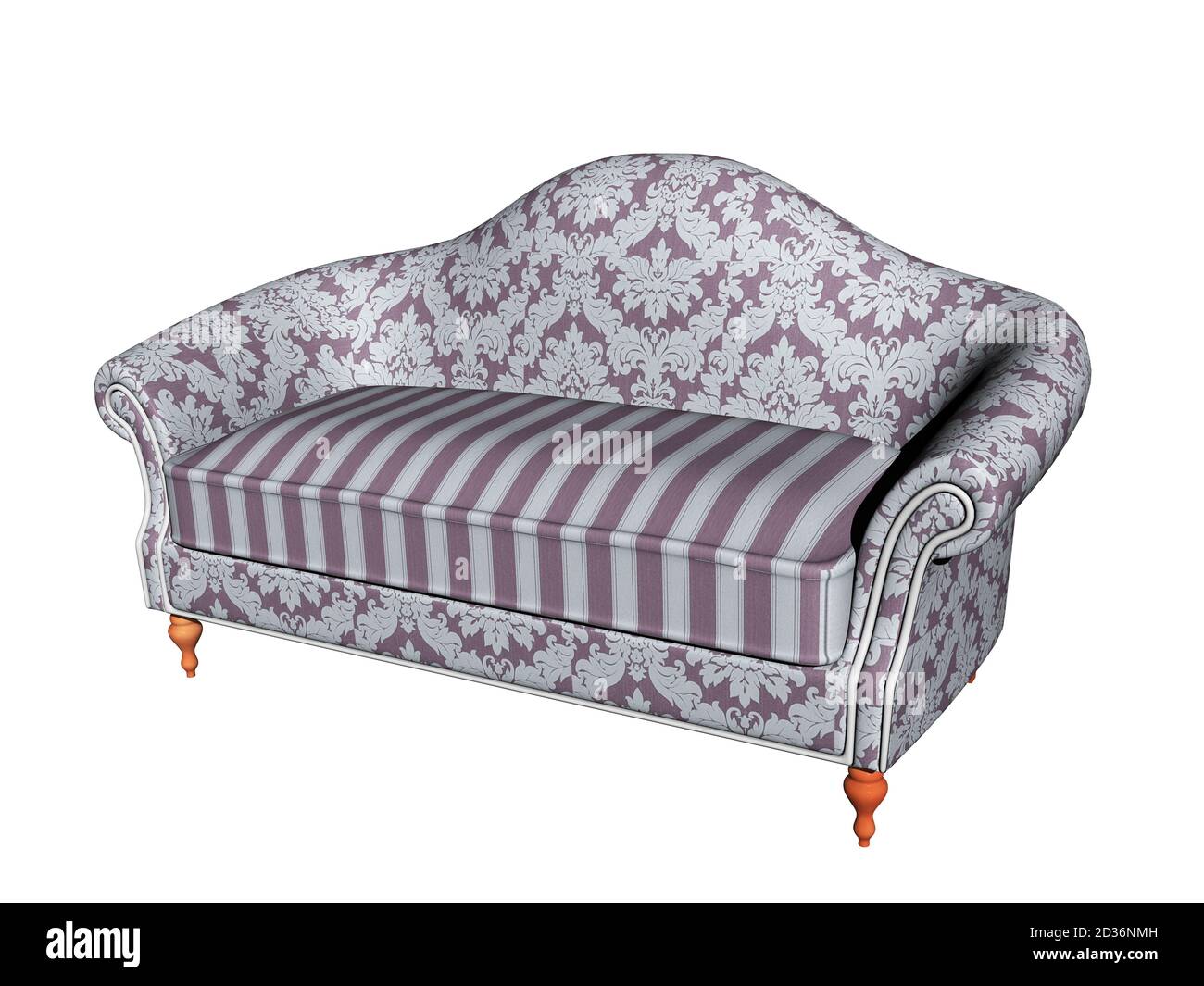upholstered couch in the living room Stock Photo Alamy