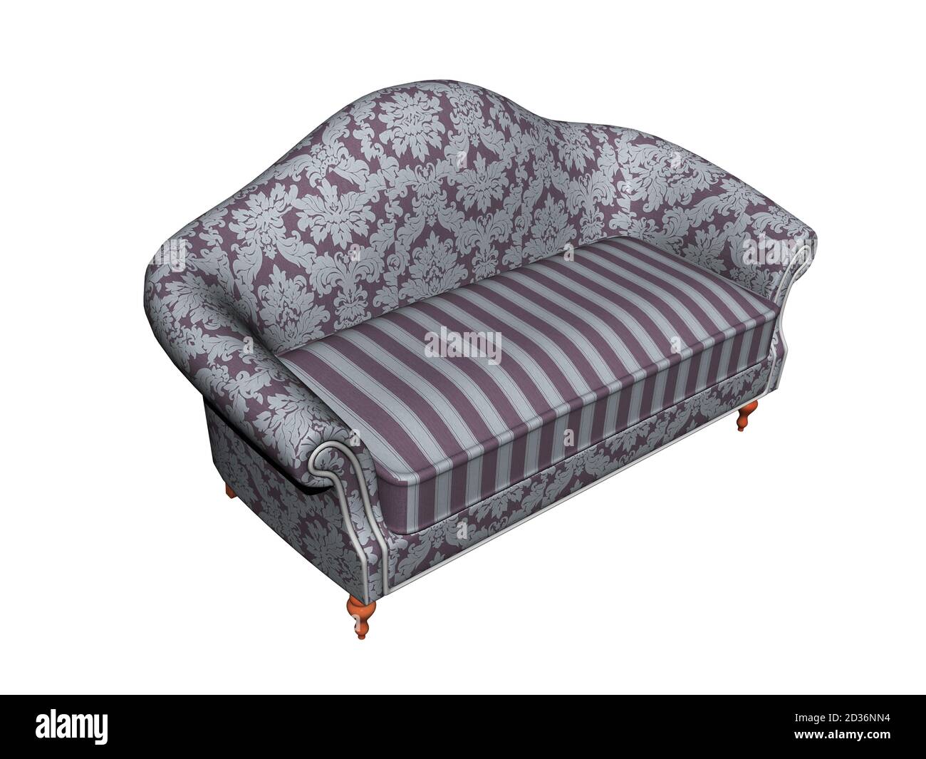 upholstered couch in the living room Stock Photo Alamy