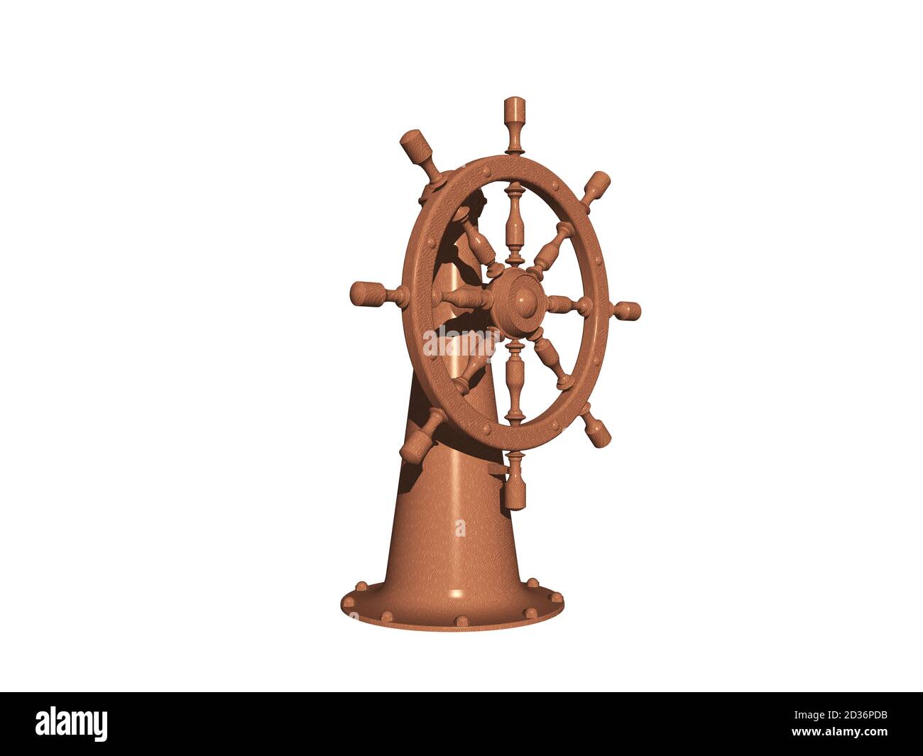 nautical steering wheel on a ship Stock Photo Alamy