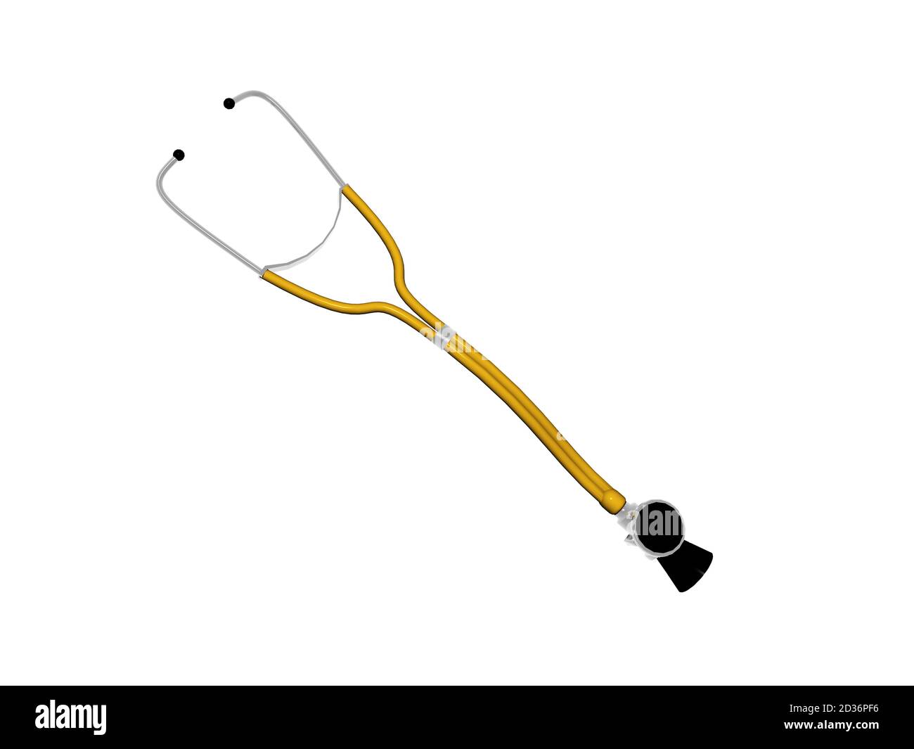 Stethoscope with a microphone and earphones Stock Photo Alamy