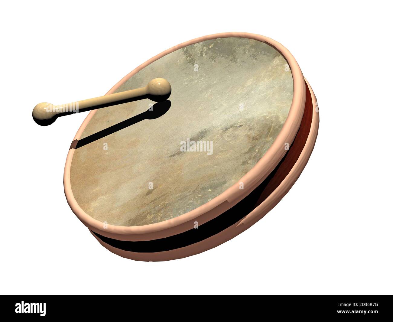 Drum with string and clapper Stock Photo - Alamy