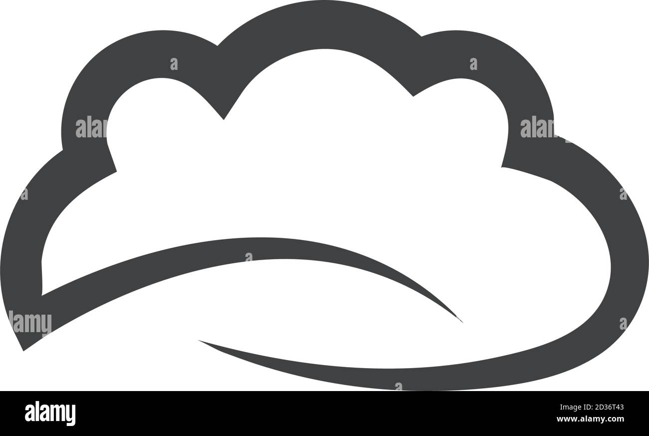 cloud logo vector icon template Stock Vector Image & Art - Alamy