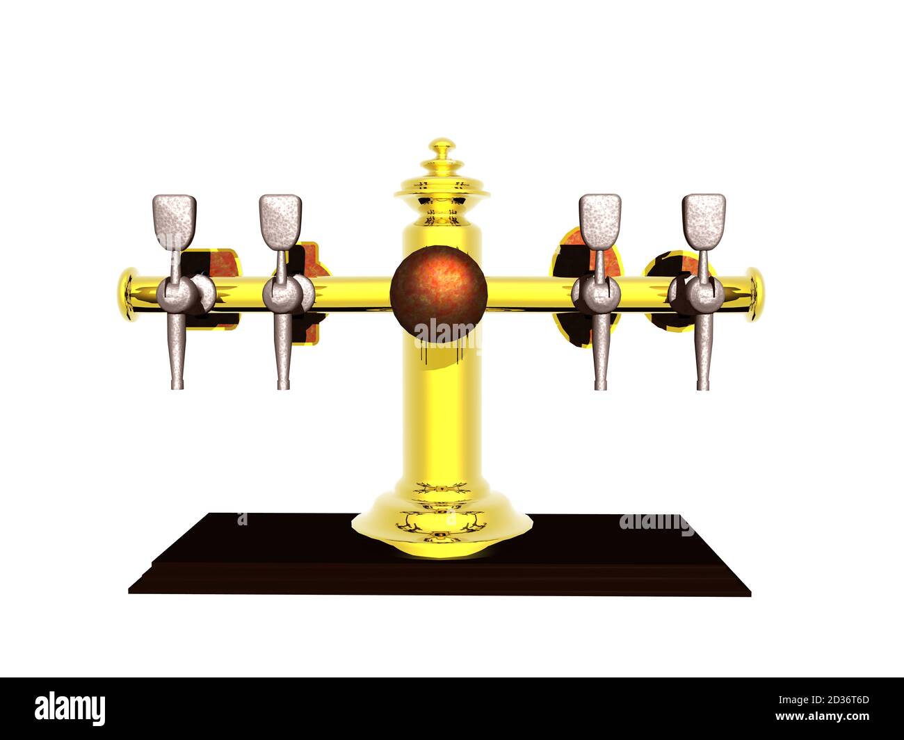 Beer dispenser in the pub Stock Photo Alamy