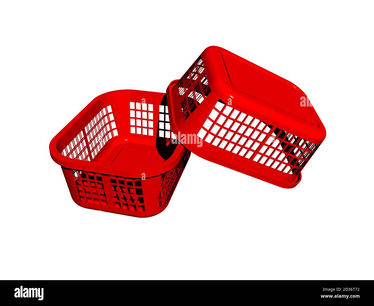Red laundry baskets hi res stock photography and images Alamy