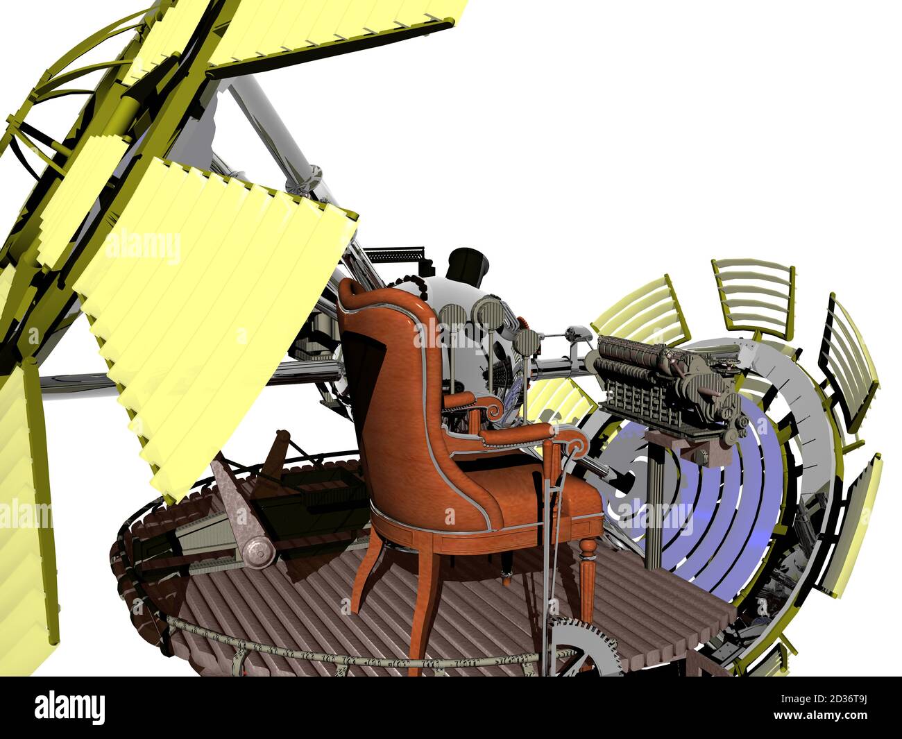 futuristic time machine travels through space and time Stock Photo - Alamy