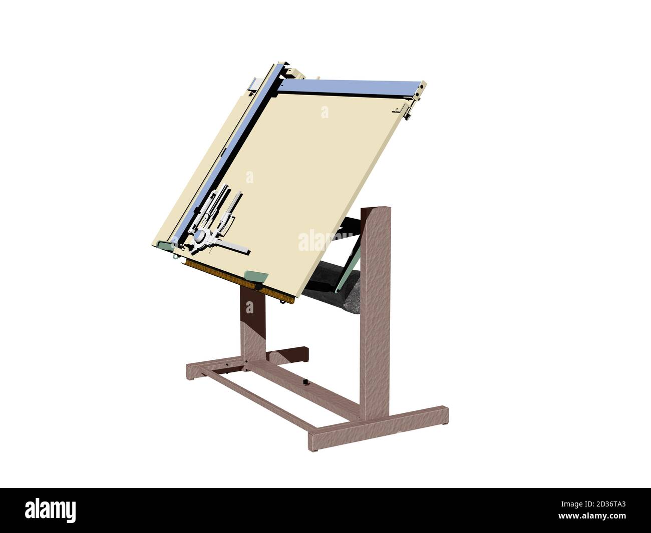 large drawing board in the engineering office Stock Photo - Alamy