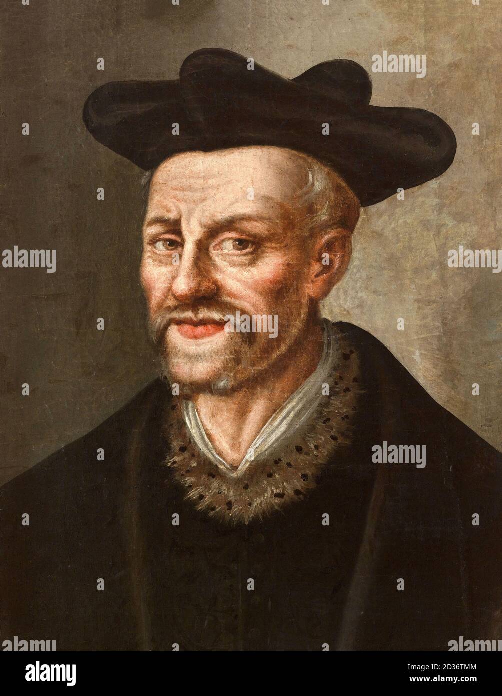 Rabelais. Portrait of the French writer and physician, François Rabelais (c.1483/1494-1553), oil on canvas, 1600s Stock Photo