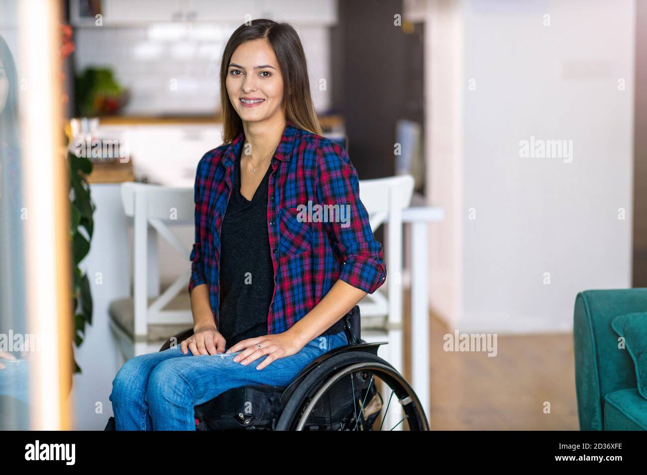 Beautiful disabled young woman hi-res stock photography and images - Alamy